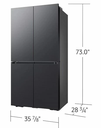 Refrigerateur Samsung Side By Side 4 Portes Noir Mate 