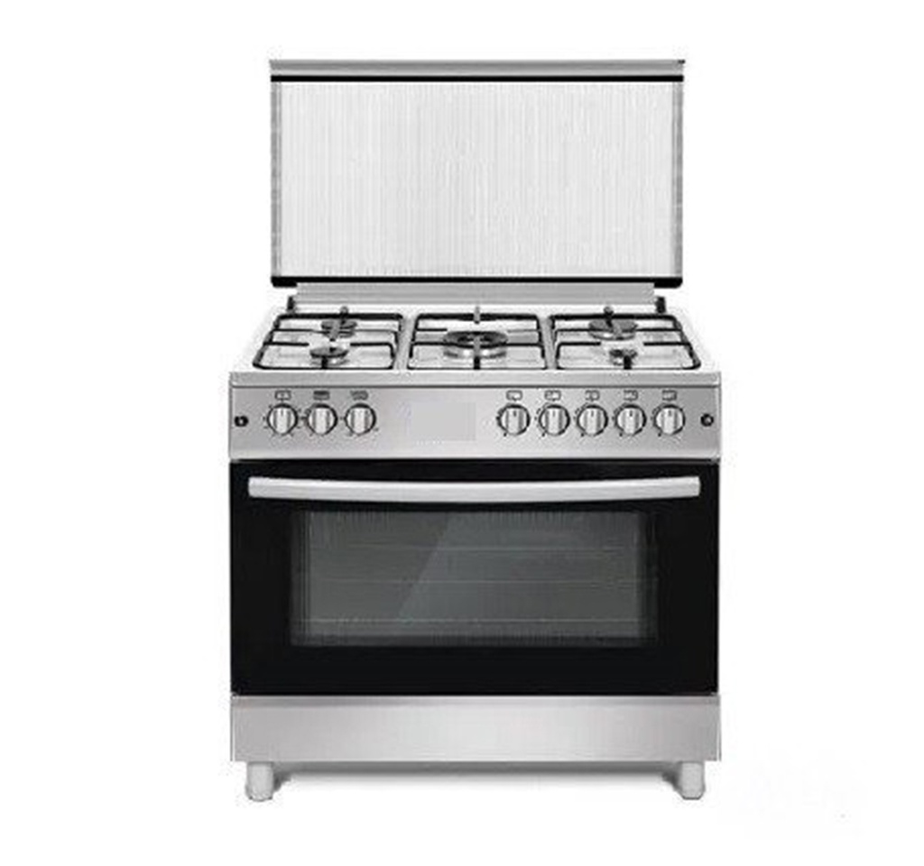 Roch Cuisinière - 5 Feux- 90X60 - Inox - très puissante GARANTIE    12 mois