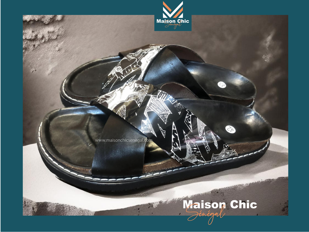 Chaussure homme très chic avec un design magnifique 100% cuire made in senegal réaliser par un artisan senegalais 