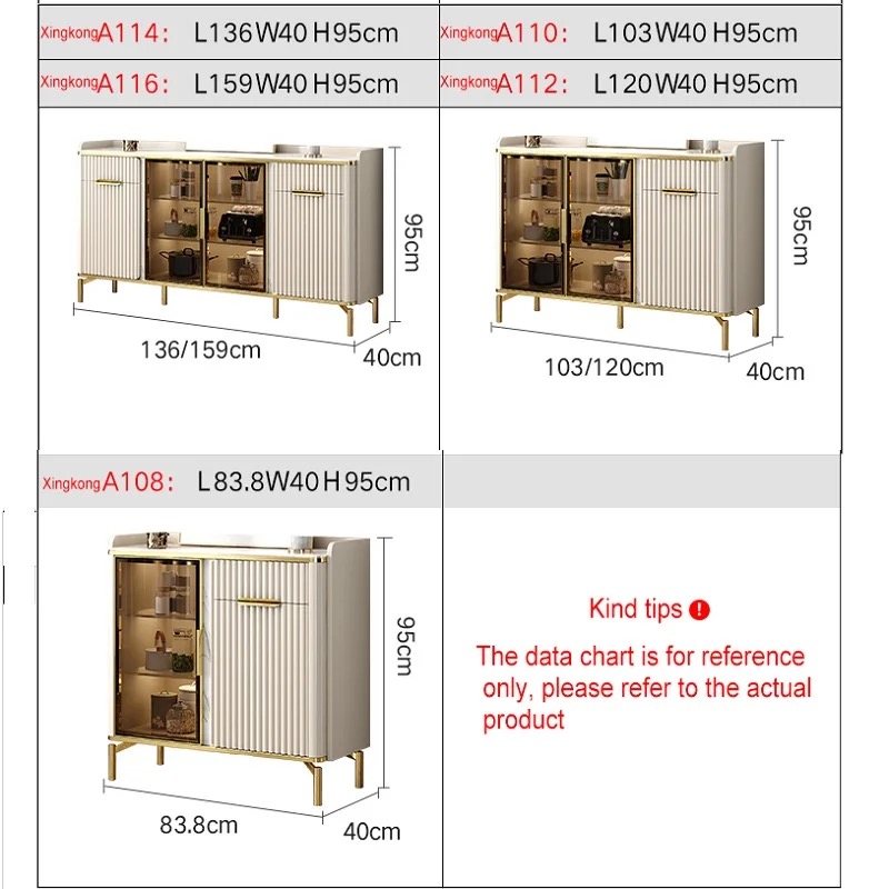 Meuble de rangement très chic avec u design unique couleur blanc dore les dimensions sont la photo