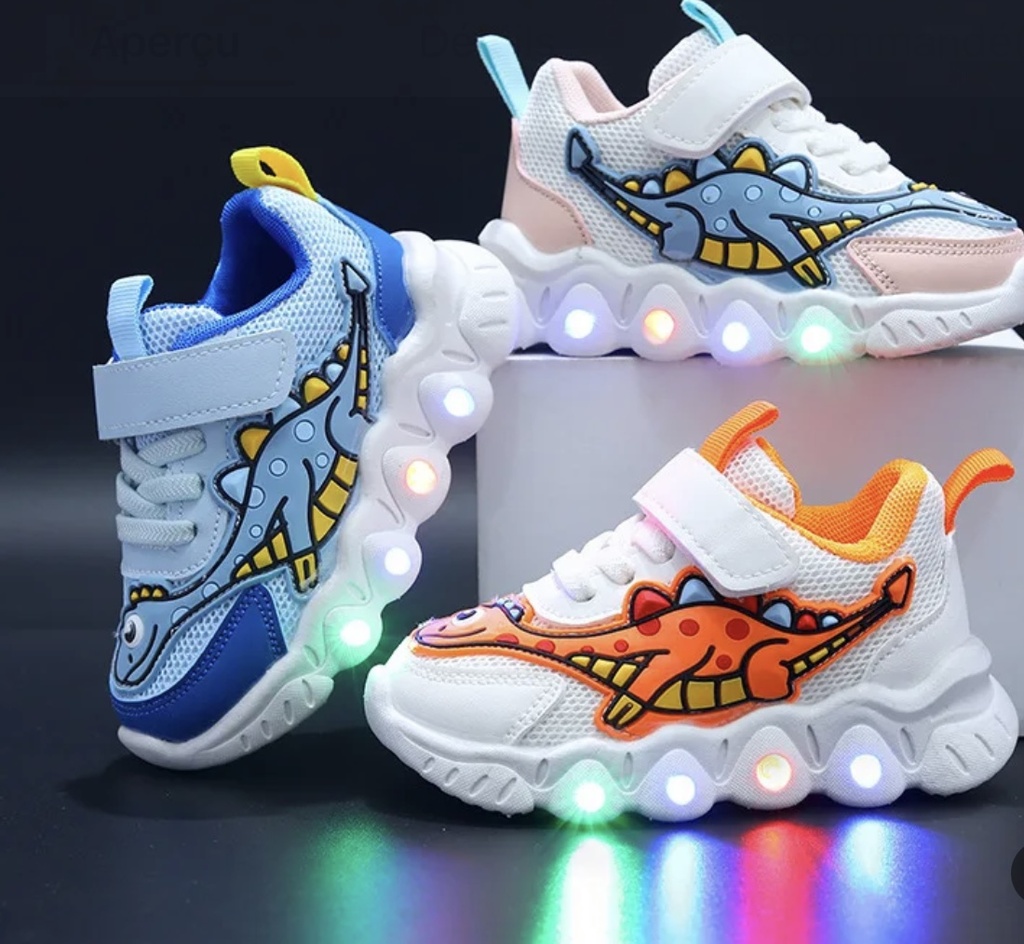 Chaussures pour Enfant unisexe avec des jeux de Lumières très classe