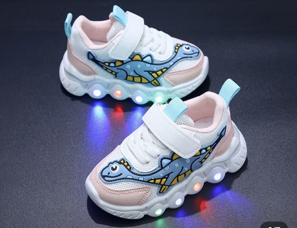 Chaussures pour Enfant unisexe avec des jeux de Lumières très classe