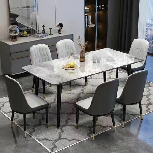 Table a manger avec 6 chaises un design très chic décoration 